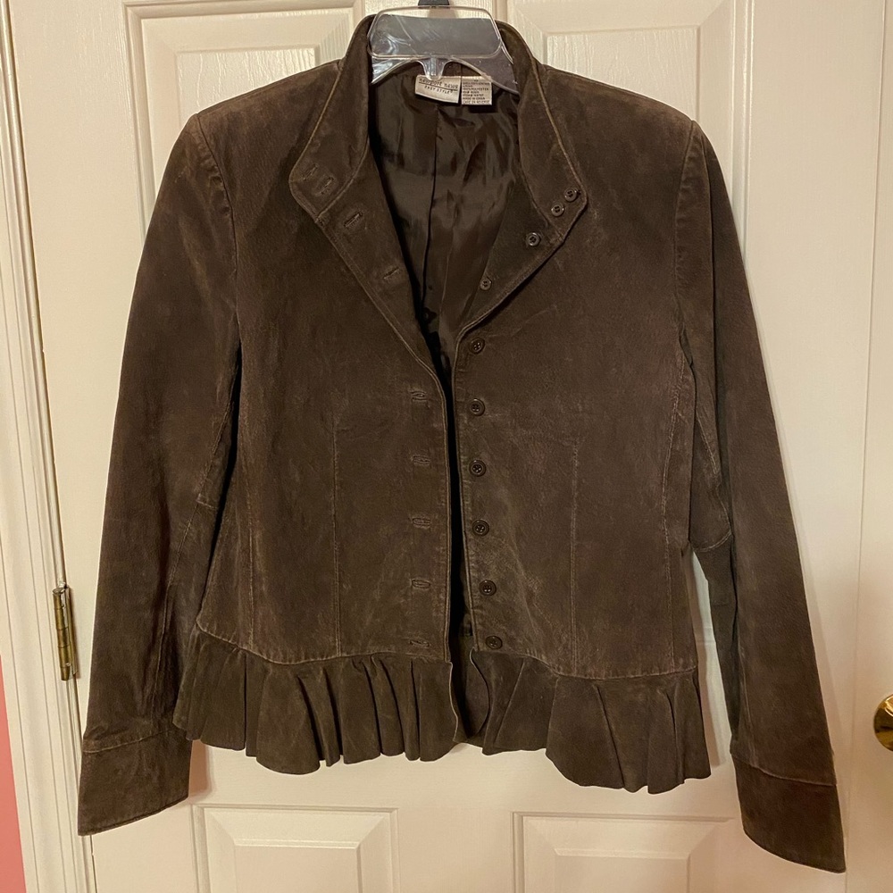 Leather Blazer